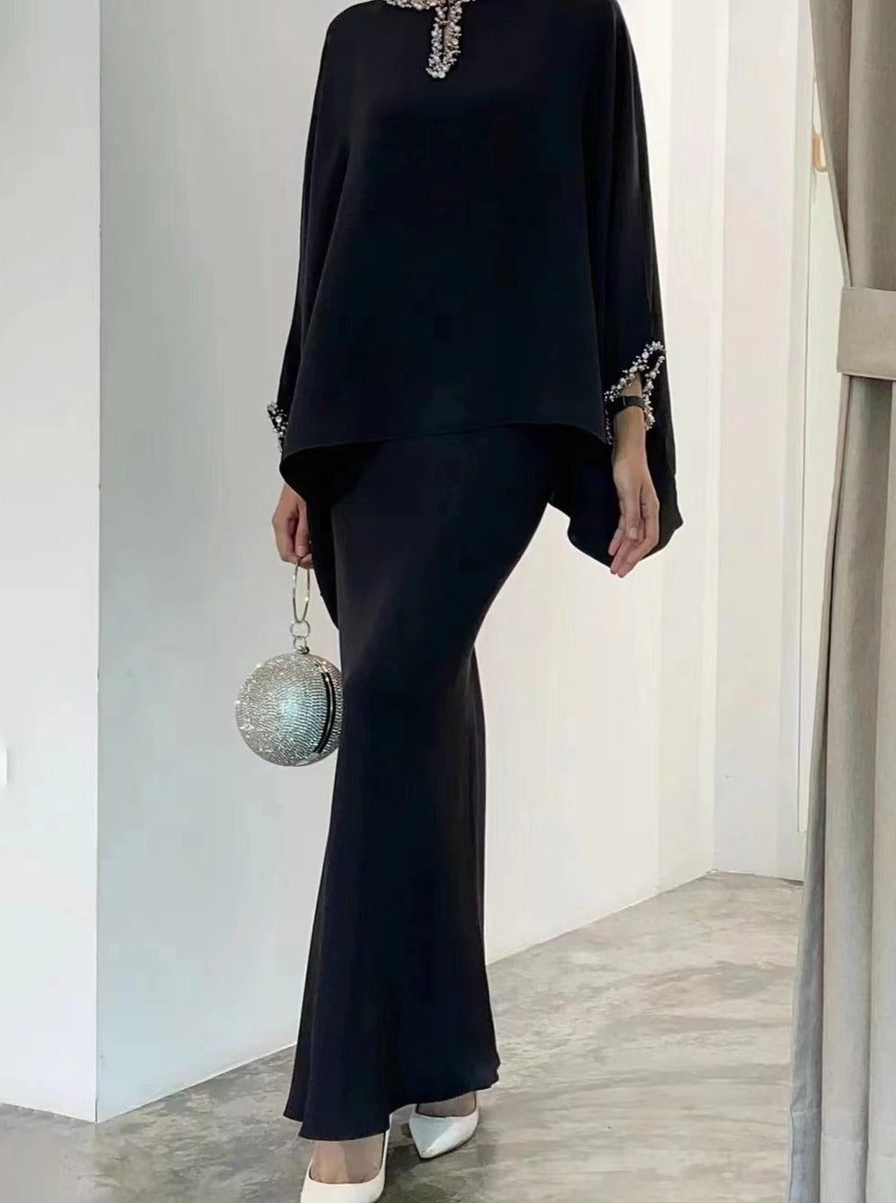 Asya - Amerikanisches Perlen-Set Kleid